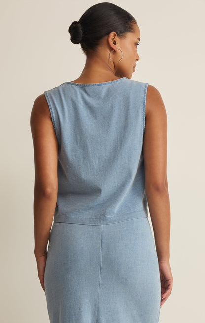 Z SUPPLY Noelle Jersey Denim Tank