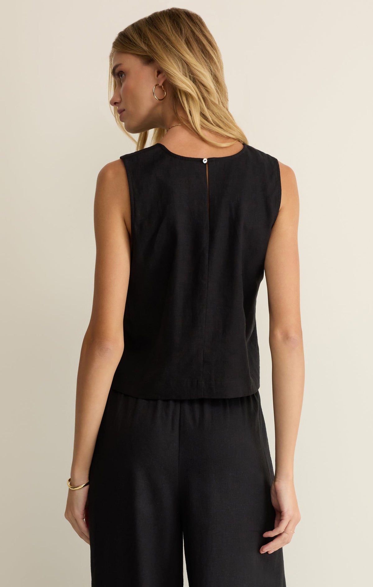 Z SUPPLY Sloane Linen Cropped Tank