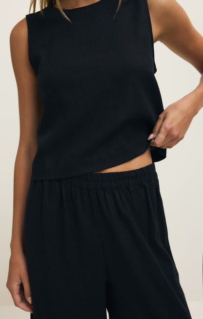 Z SUPPLY Sloane Linen Cropped Tank