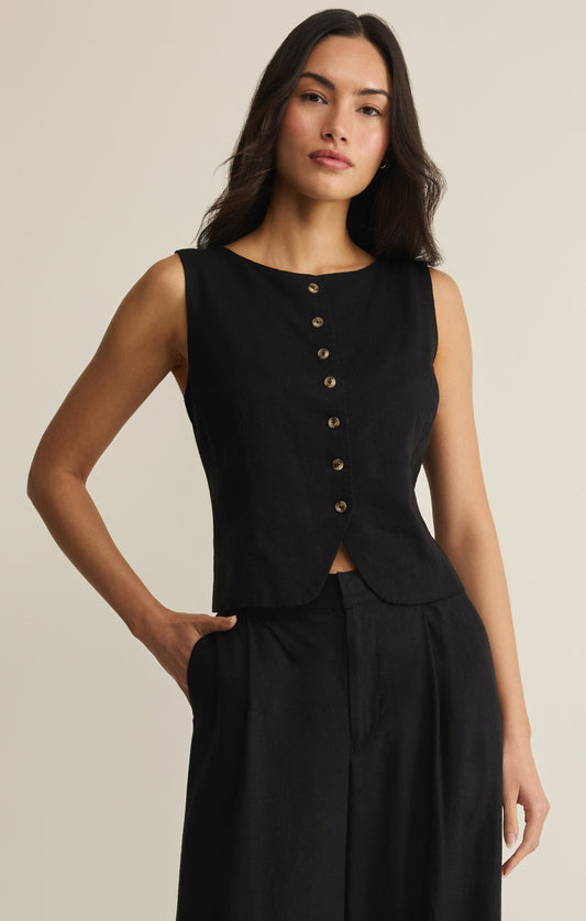 Z SUPPLY Roman Linen Vest