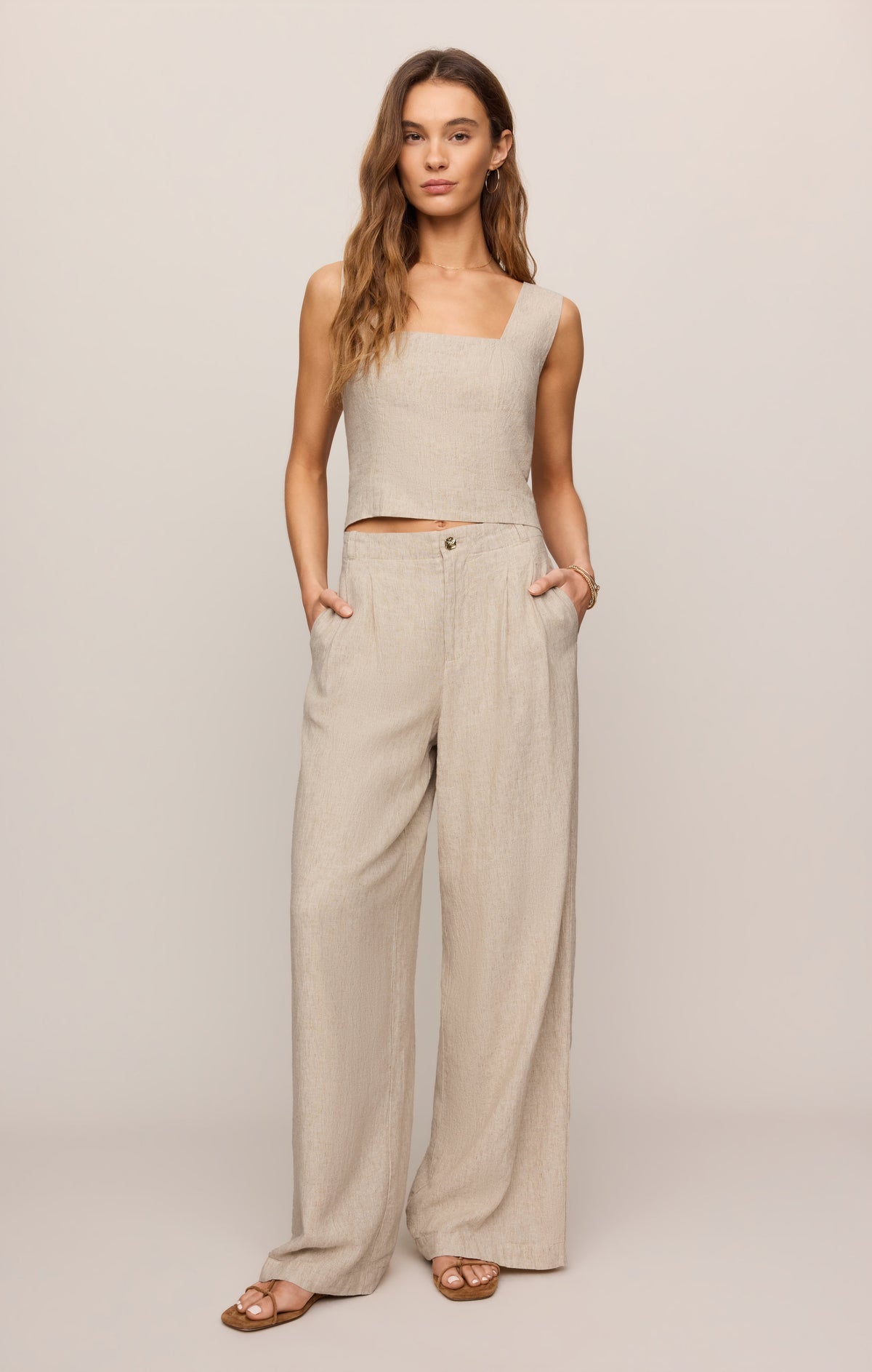Z SUPPLY Magnolia Linen Top