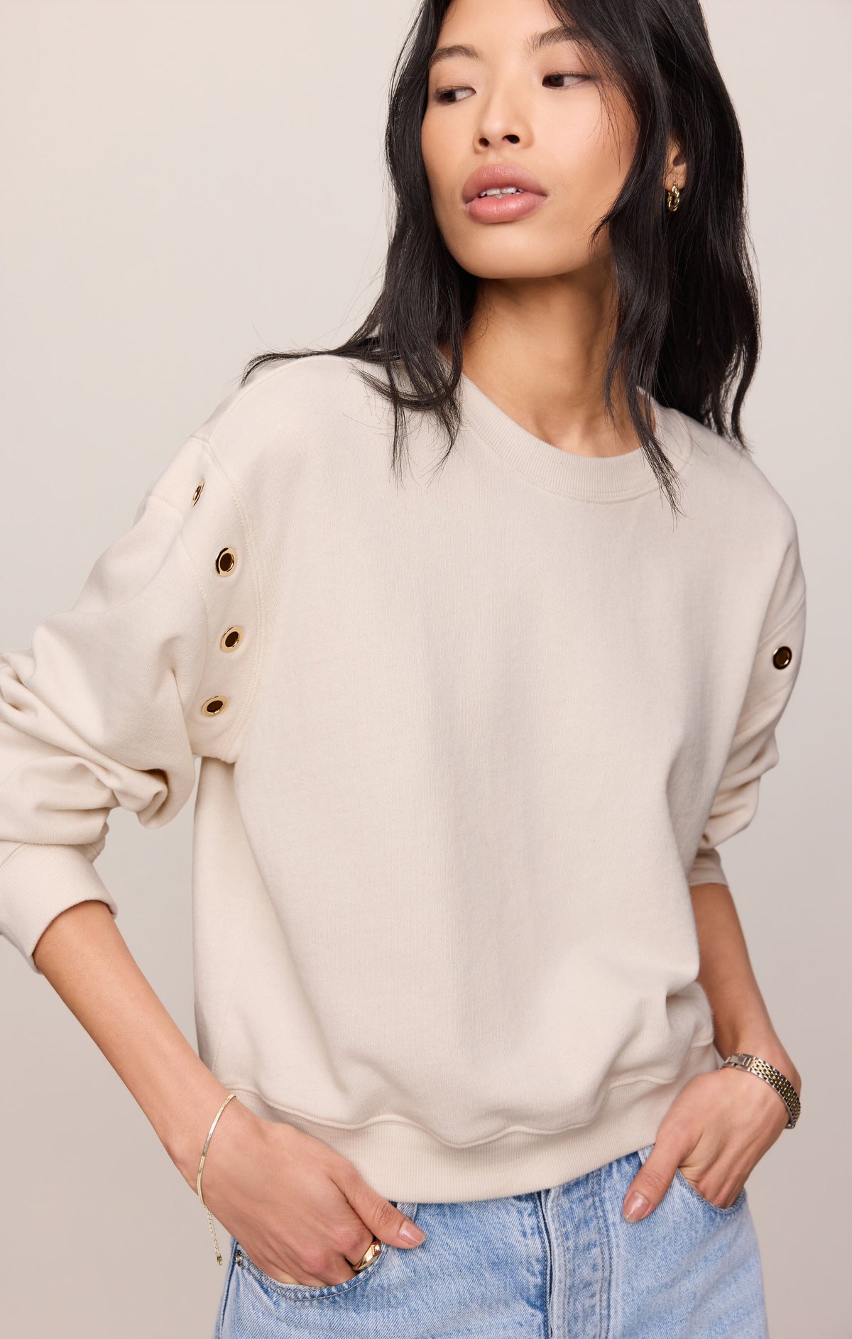Z SUPPLY Axel Grommet Sweatshirt