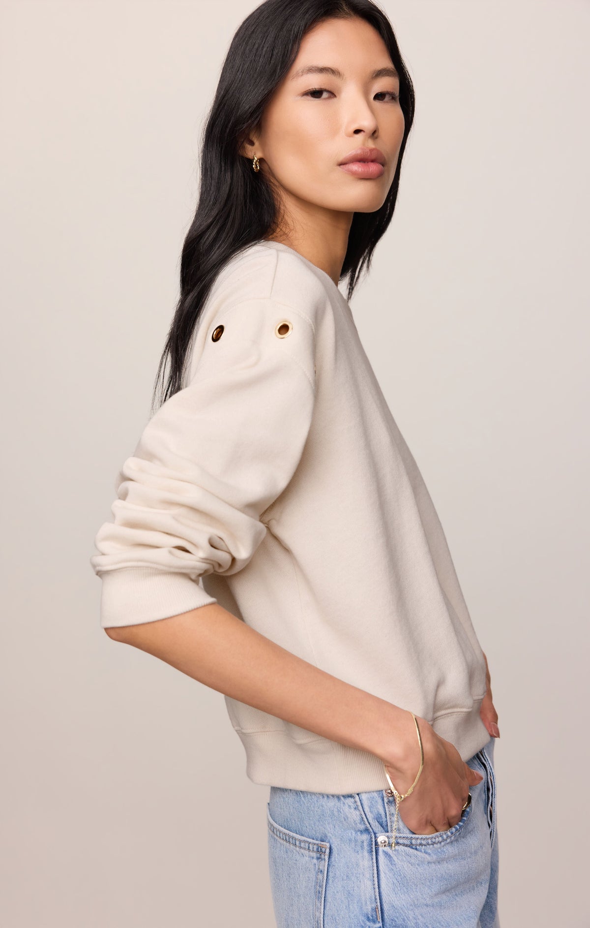Z SUPPLY Axel Grommet Sweatshirt