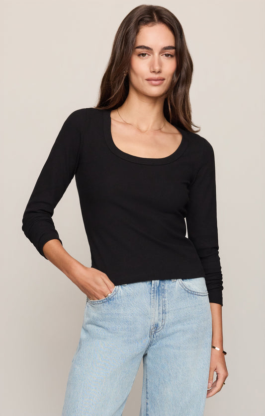 Z SUPPLY Greyson Scoop Long Sleeve Tee