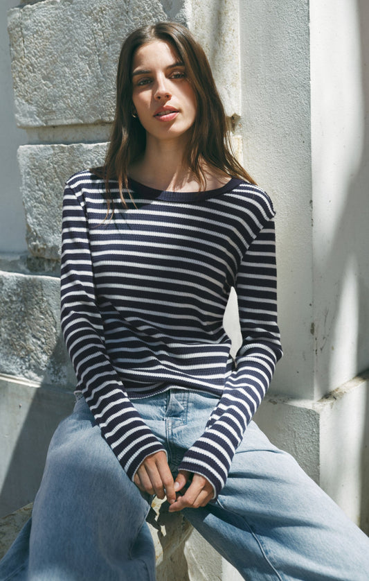 Z SUPPLY Arlet Stripe Thermal Top