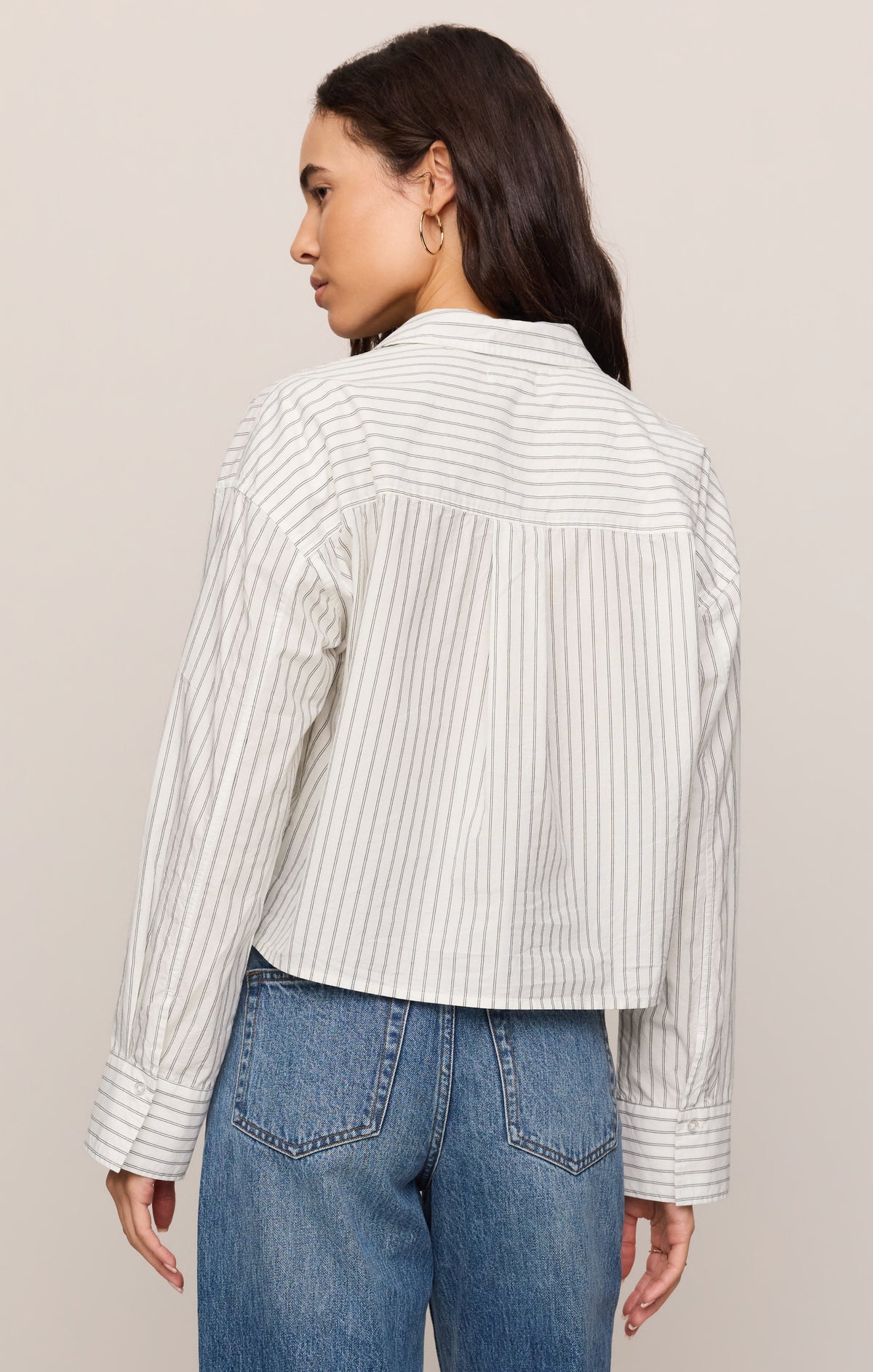 Z SUPPLY Favorite Striped Button Up - White