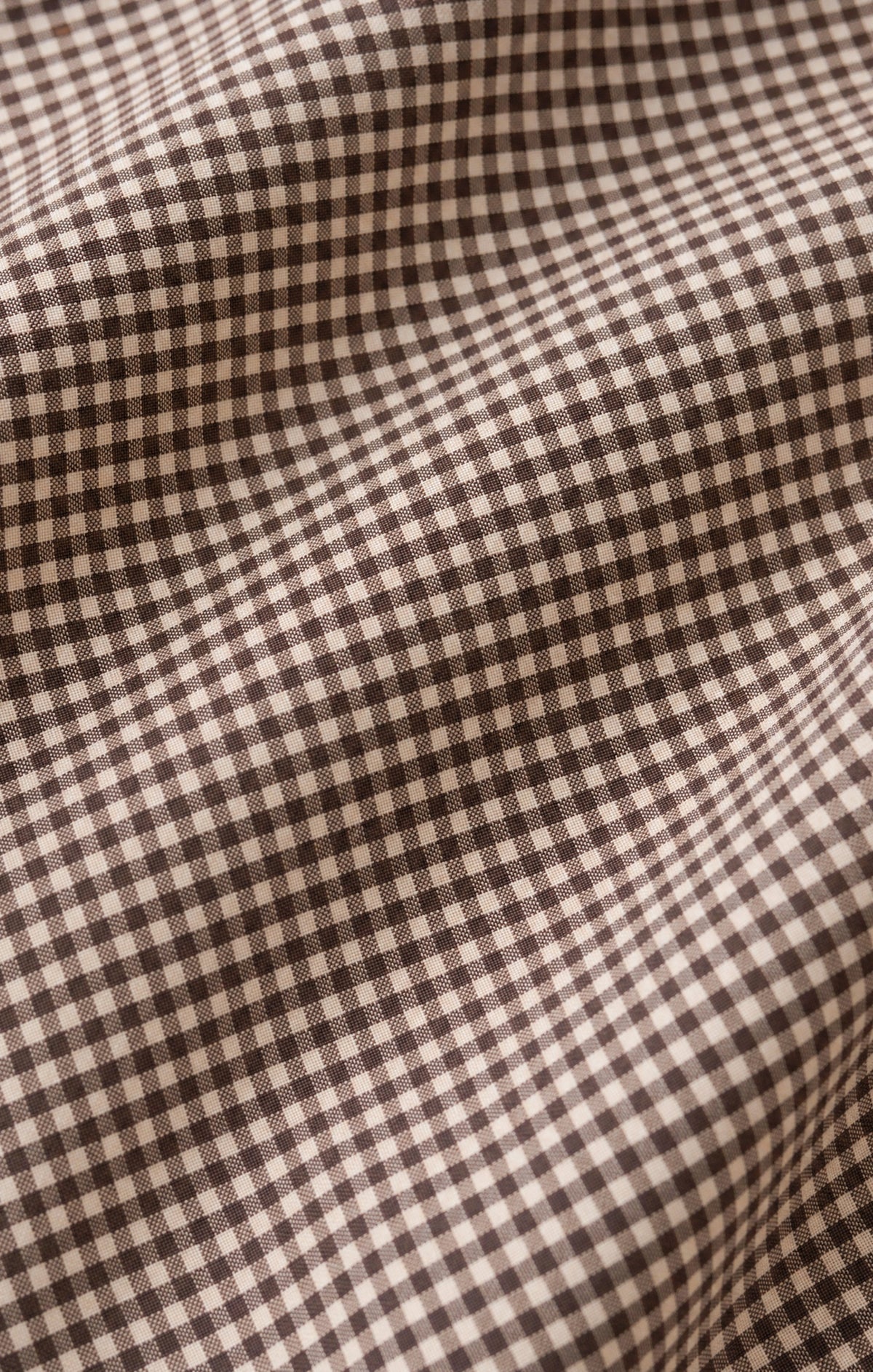 Z SUPPLY On Duty Gingham Button Up Shirt - Dark Chocolate