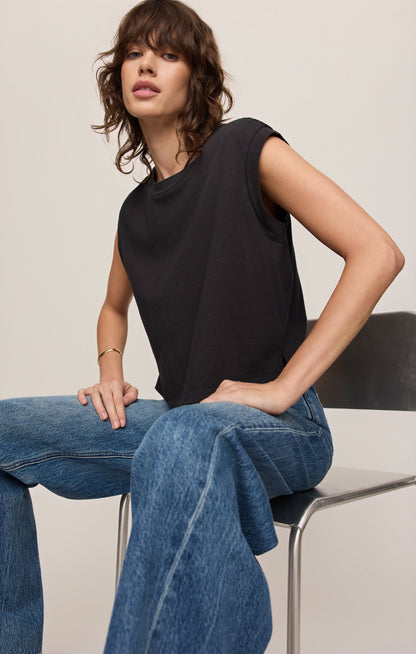 Z SUPPLY Flex Cropped Muscle Tee