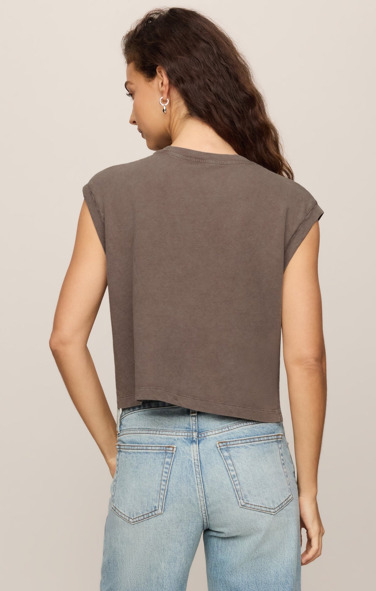 Z SUPPLY Flex Cropped Muscle Tee