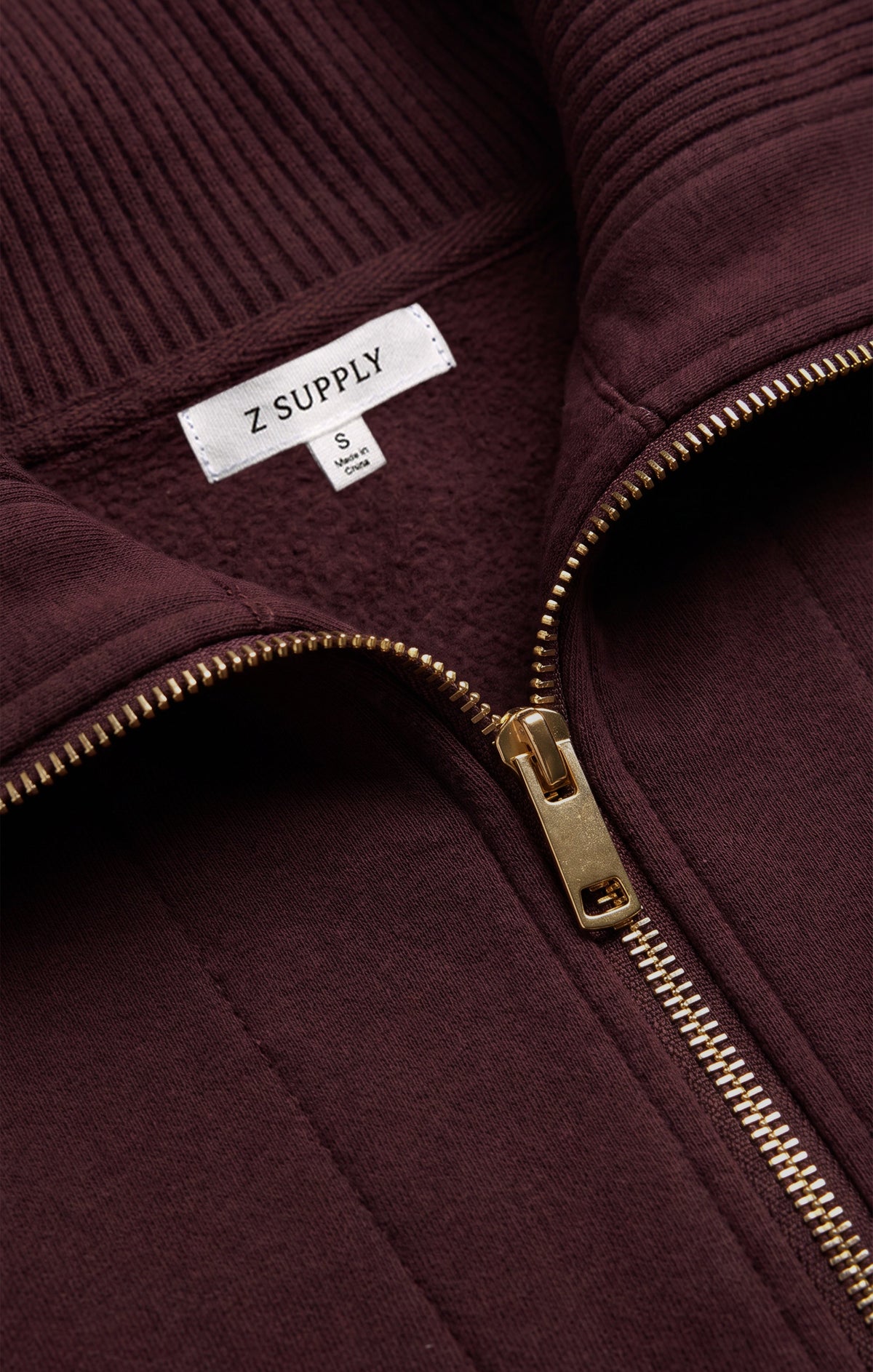 Z SUPPLY Globe Trotter Sweatshirt - Berry Noir