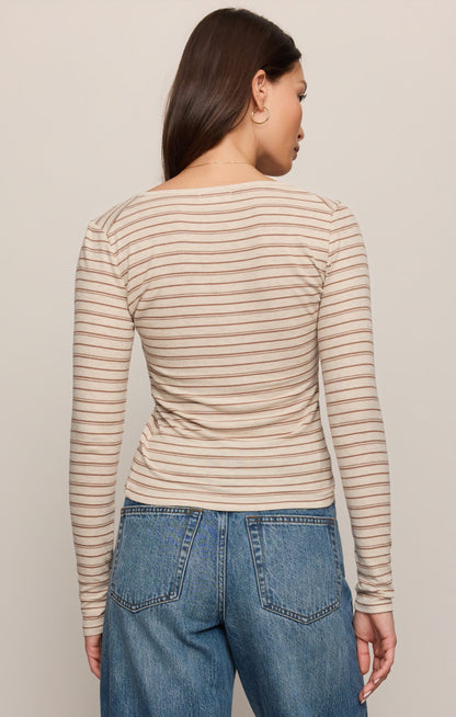 Z SUPPLY Andie Striped Henley Top