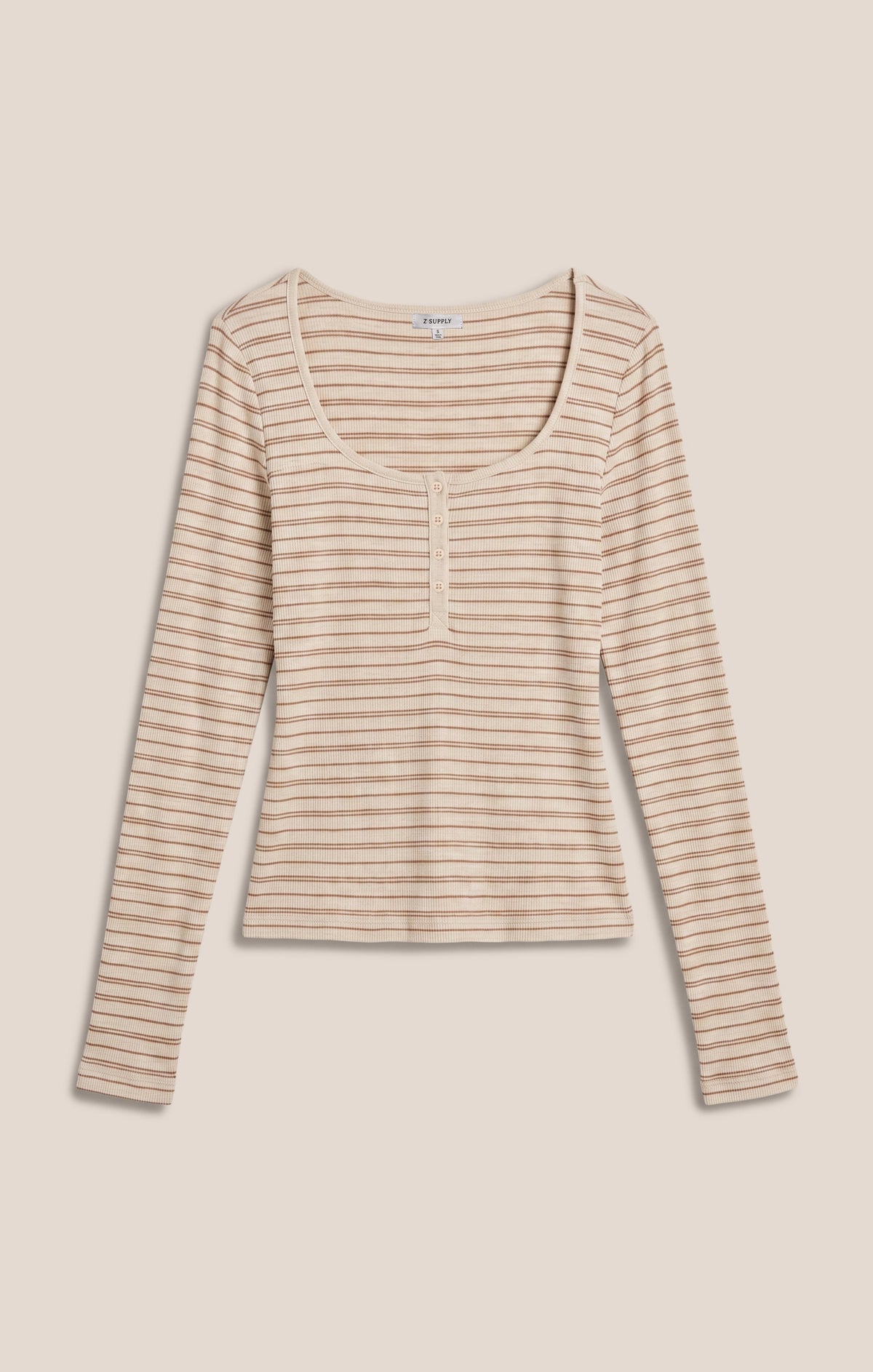 Z SUPPLY Andie Striped Henley Top