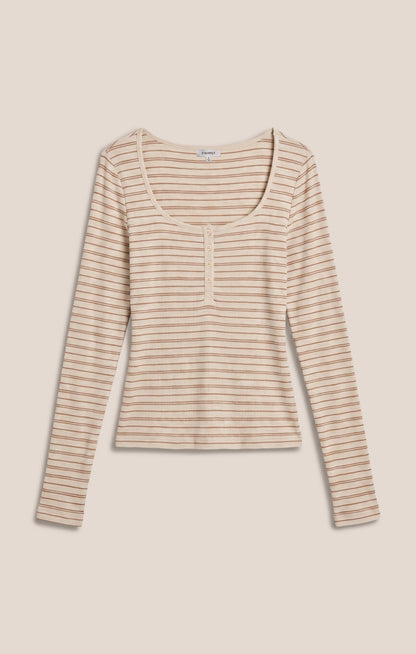 Z SUPPLY Andie Striped Henley Top