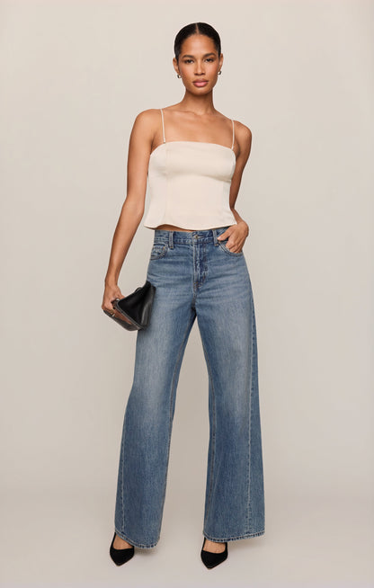 Z SUPPLY La Luna Luxe Strapless Top