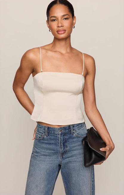 Z SUPPLY La Luna Luxe Strapless Top