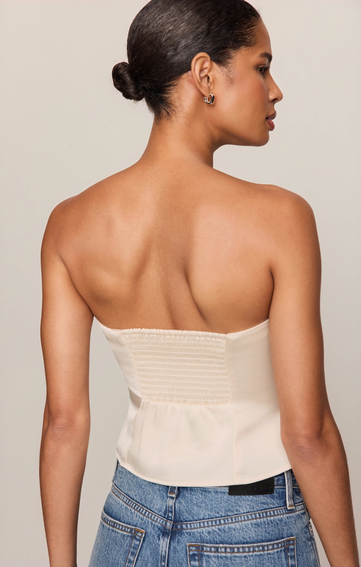 Z SUPPLY La Luna Luxe Strapless Top