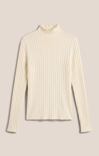 Z SUPPLY Hattie Silky Rib Mock Neck Top