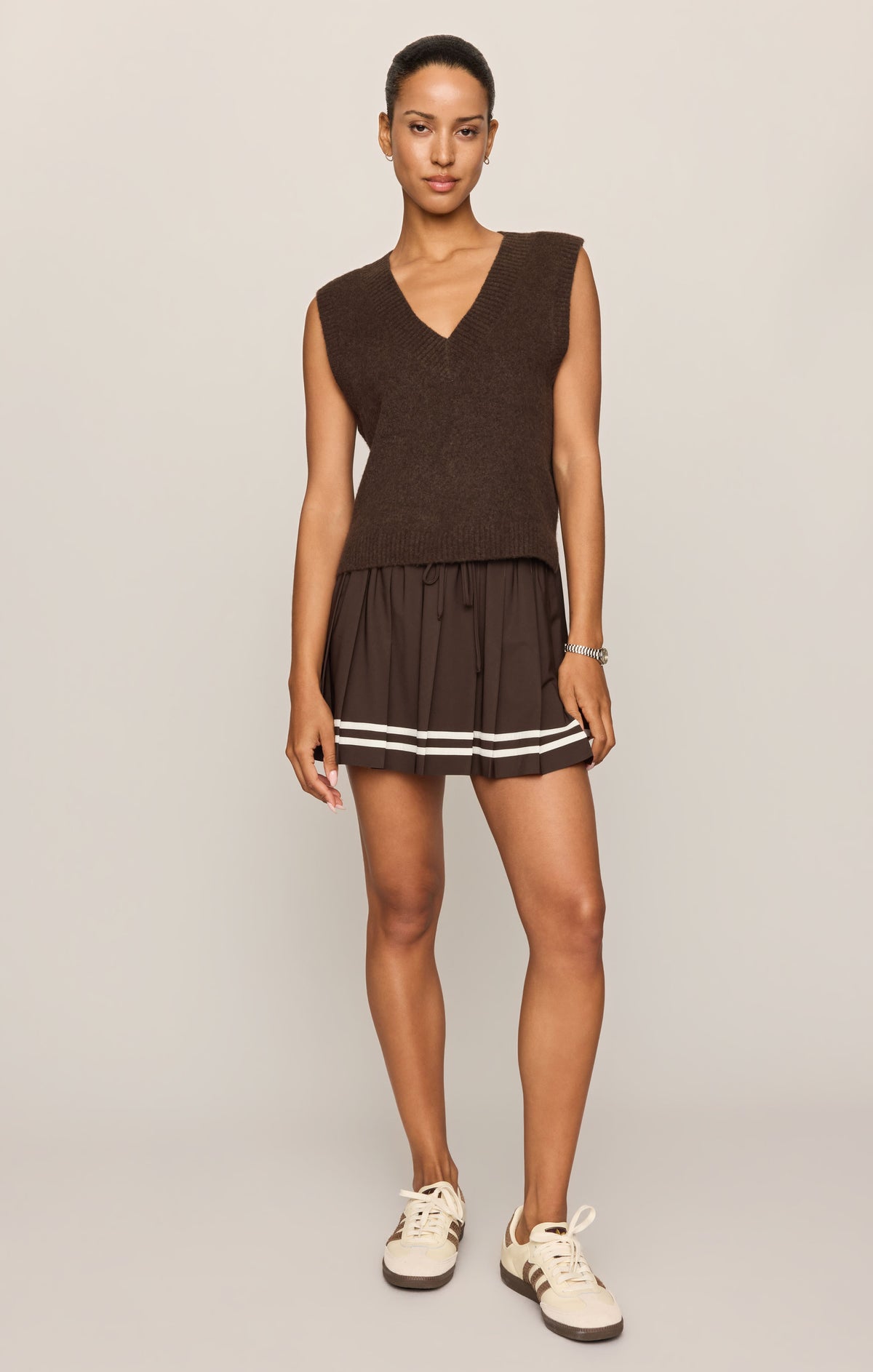 Z SUPPLY Bleacher Babe Performance Mini Skirt