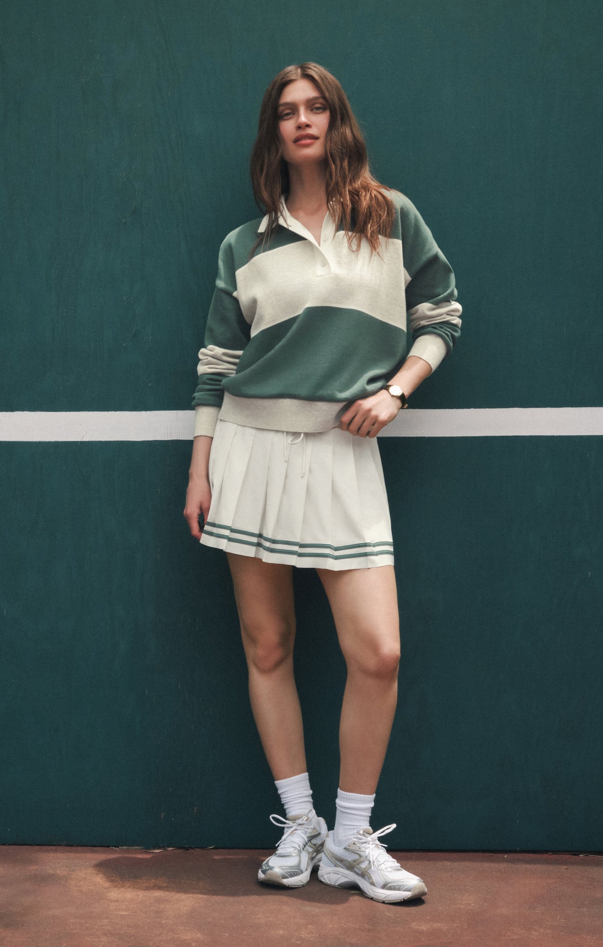 Z SUPPLY Bleacher Babe Performance Mini Skirt