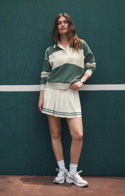 Z SUPPLY Bleacher Babe Performance Mini Skirt