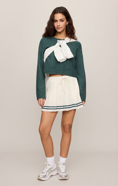 Z SUPPLY Bleacher Babe Performance Mini Skirt