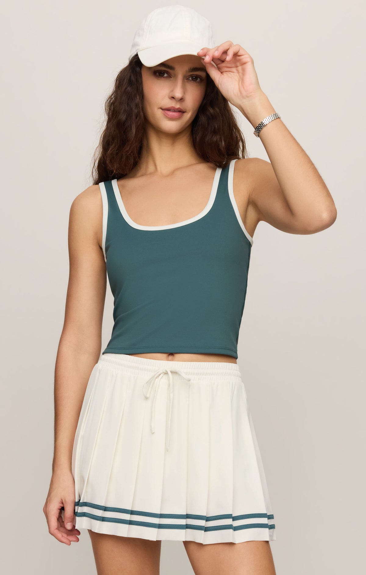 Z SUPPLY Breathe Easy Performance Tank - Emerald Cove