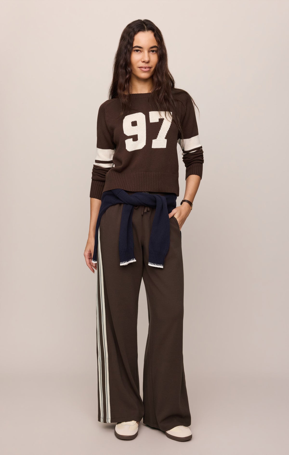 Z SUPPLY Nineties Stand In Sweater - Dark Chocolate