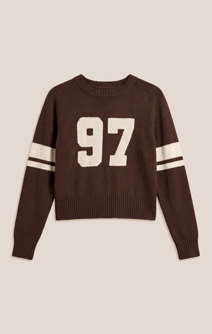 Z SUPPLY Nineties Stand In Sweater - Dark Chocolate