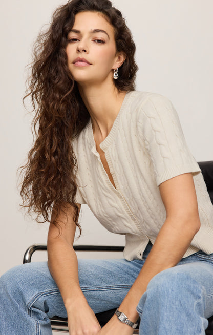 Z SUPPLY Cera Short Sleeve Cardigan
