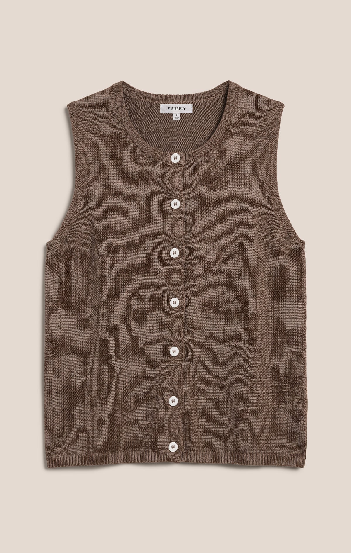 Z SUPPLY Syd Linen Knit Tank Vest