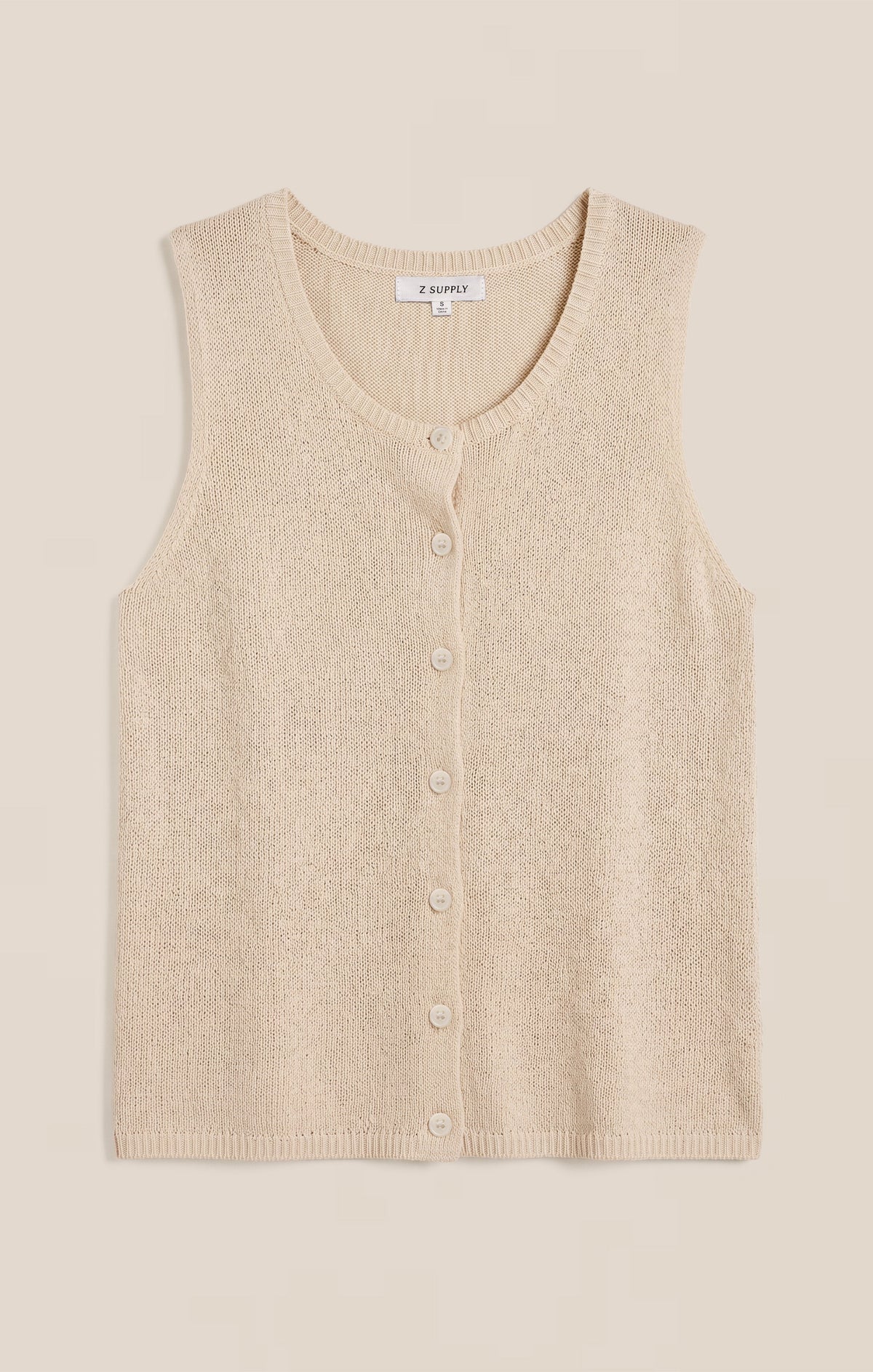 Z SUPPLY Syd Linen Knit Tank Vest