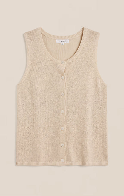 Z SUPPLY Syd Linen Knit Tank Vest