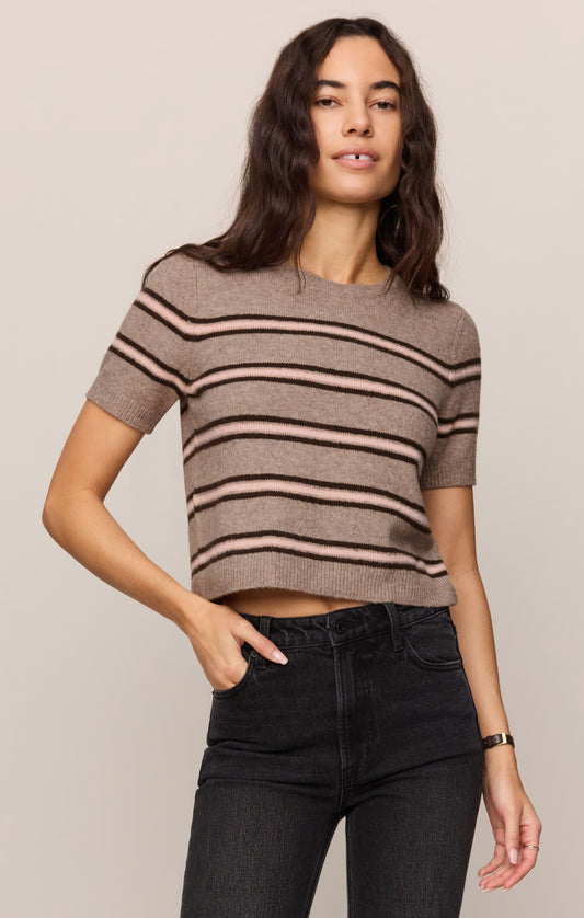 Z SUPPLY Gatewood Stripe Sweater Tee