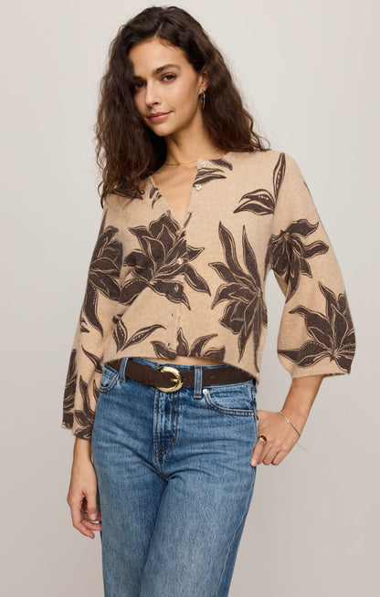 Z SUPPLY Valor Floral Cardigan - Soft Ecru