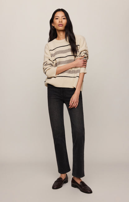 Z SUPPLY Cirrus Stripe Sweater - Chalk