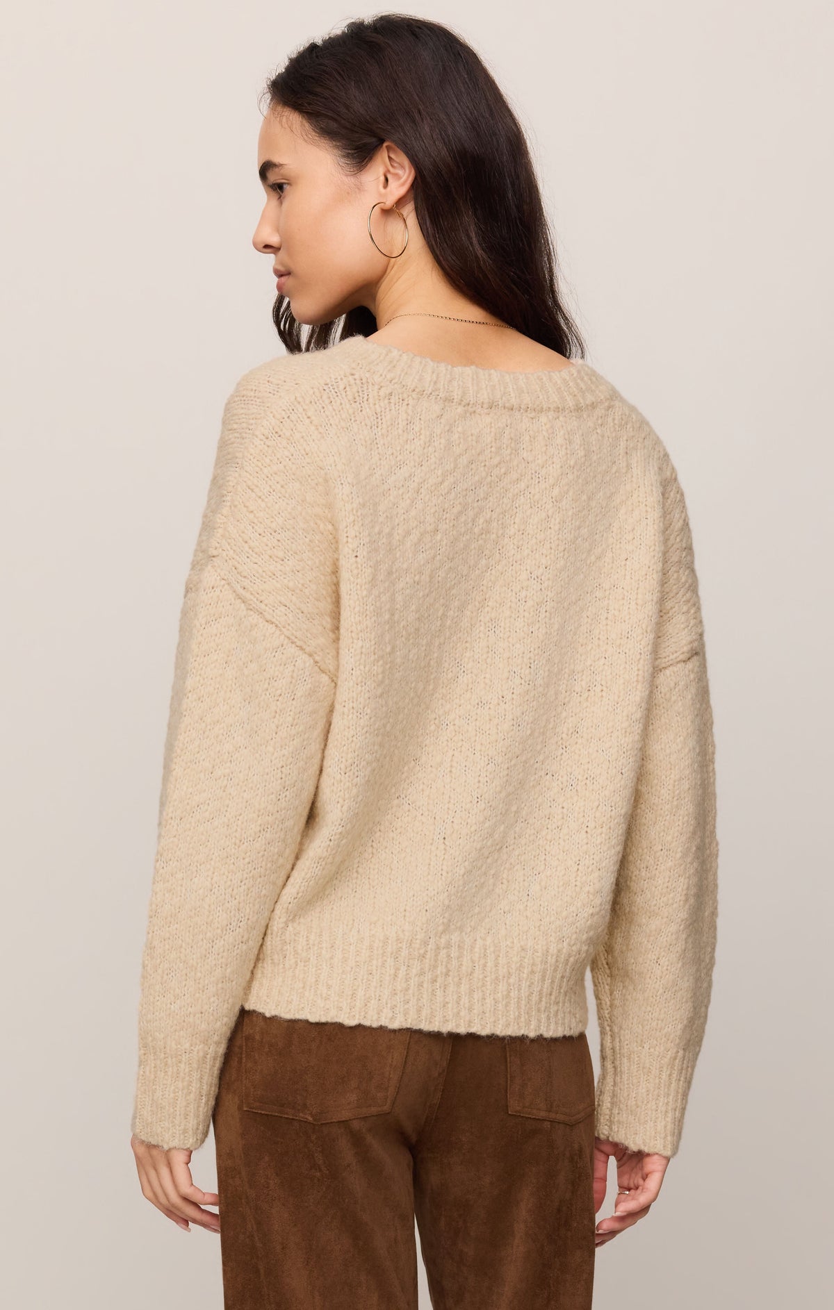 Z SUPPLY Bolton Boucle Sweater - Chalk