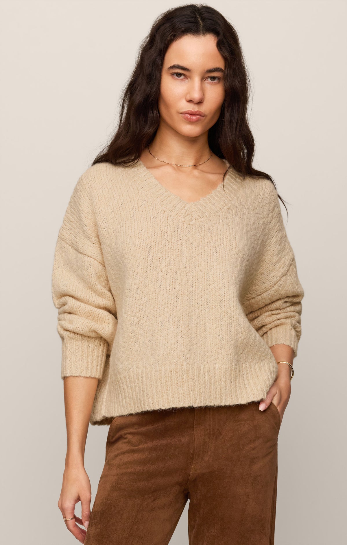 Z SUPPLY Bolton Boucle Sweater - Chalk