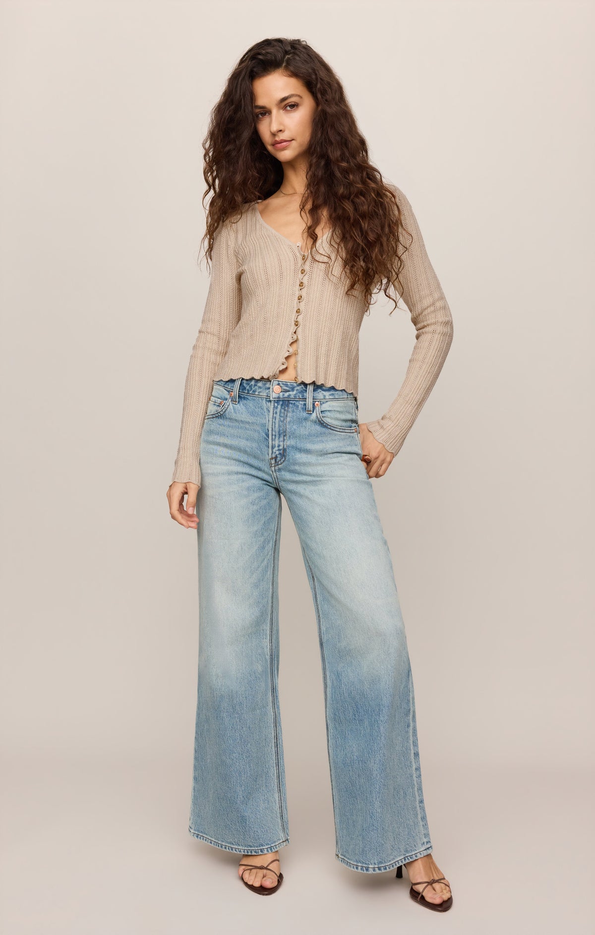 Z SUPPLY Landa Pointelle Top - Natural