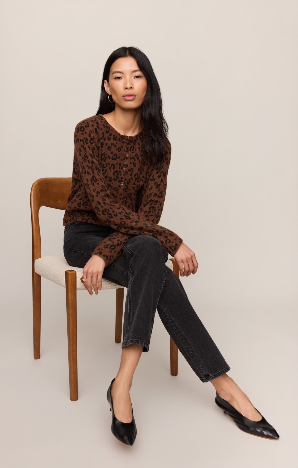 Z SUPPLY Medina Leopard Cardigan - Burnt Umber