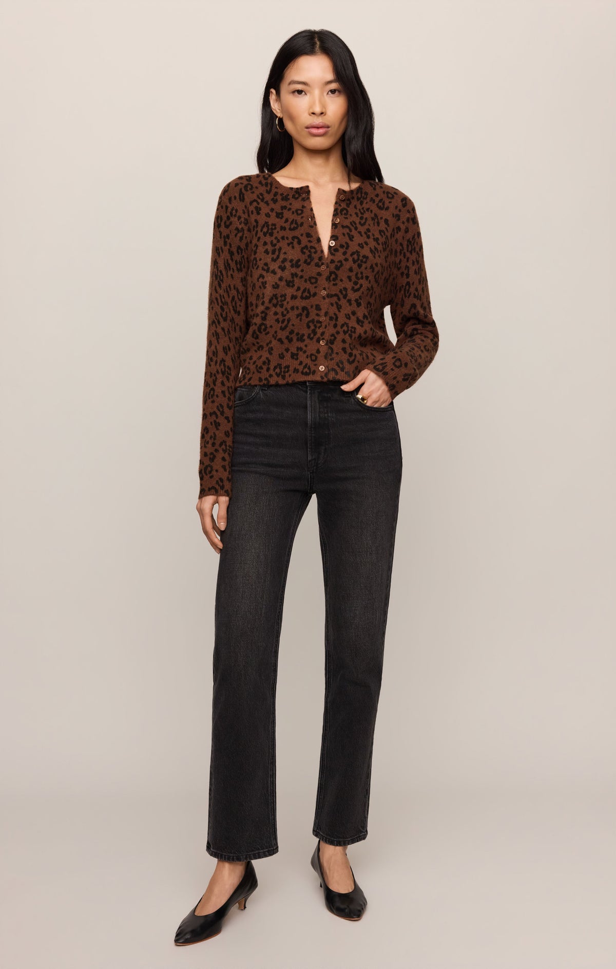 Z SUPPLY Medina Leopard Cardigan - Burnt Umber
