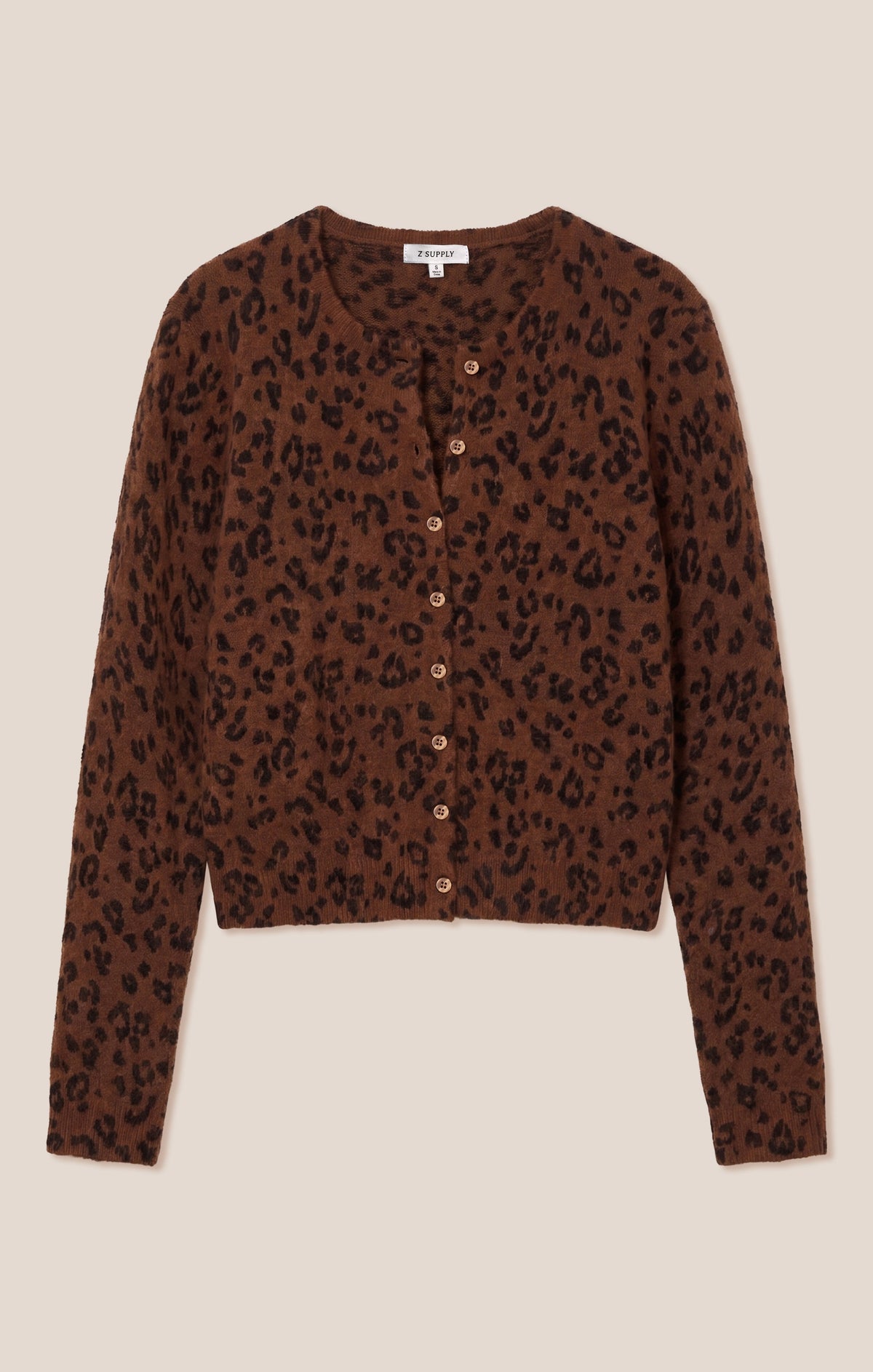 Z SUPPLY Medina Leopard Cardigan - Burnt Umber