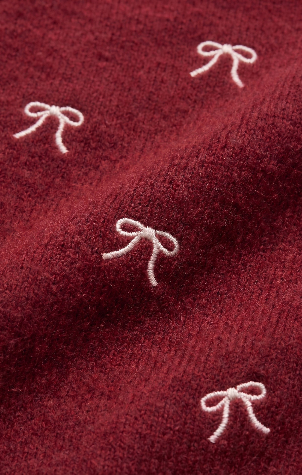 Z SUPPLY Medina Bow Cardigan - Red Dahlia