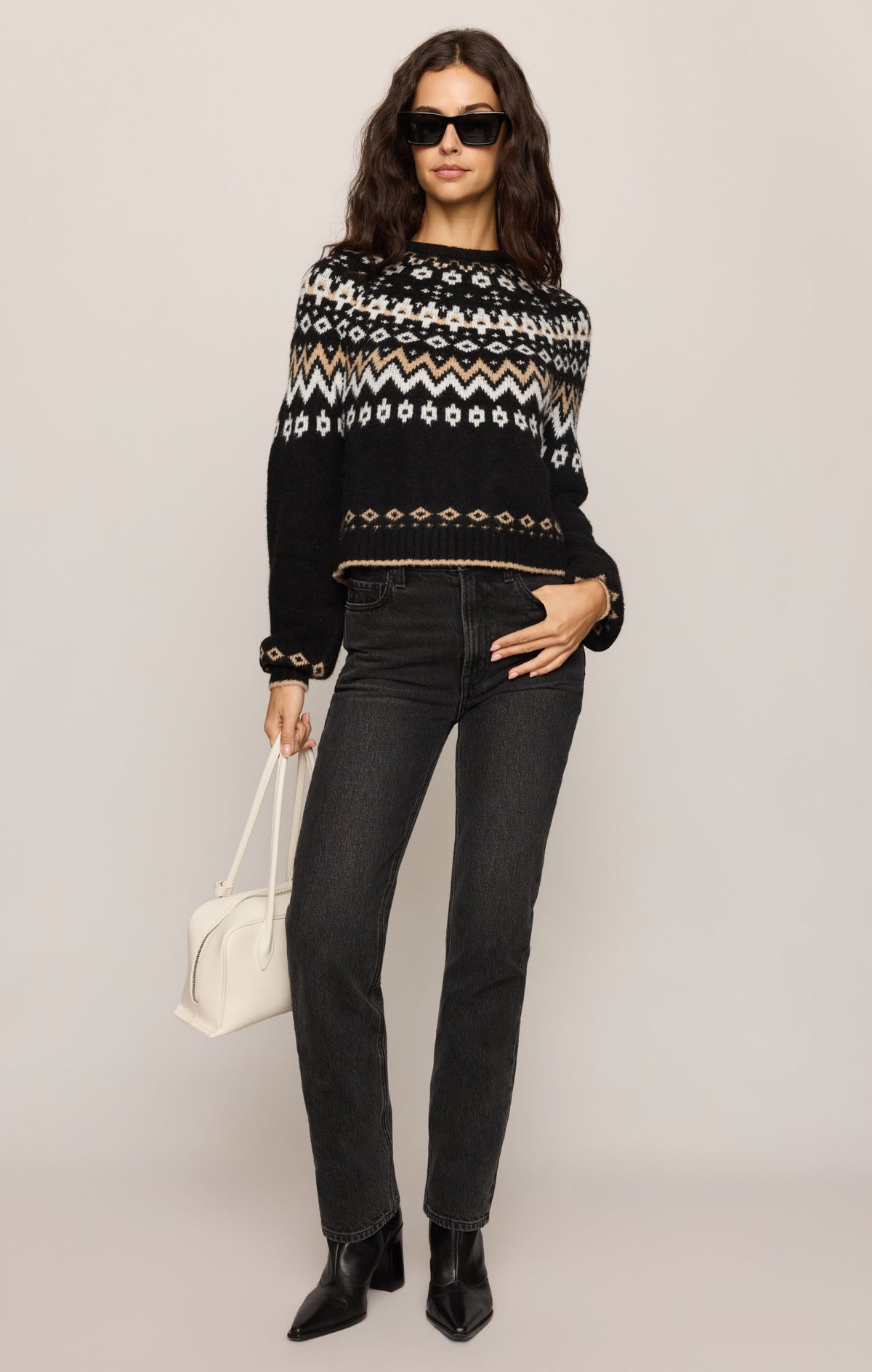 Z SUPPLY String The Lights Fair Isle Sweater
