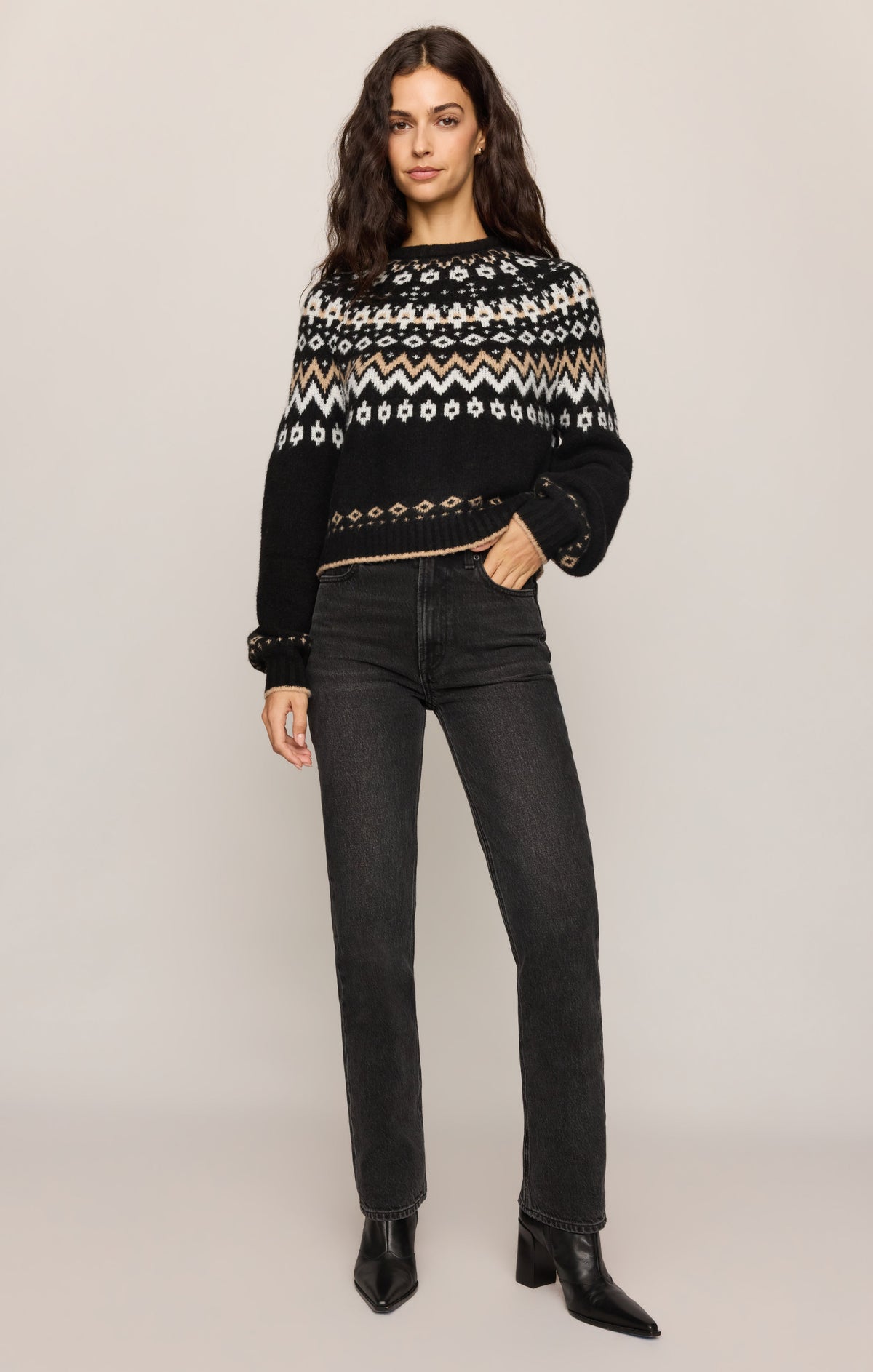 Z SUPPLY String The Lights Fair Isle Sweater