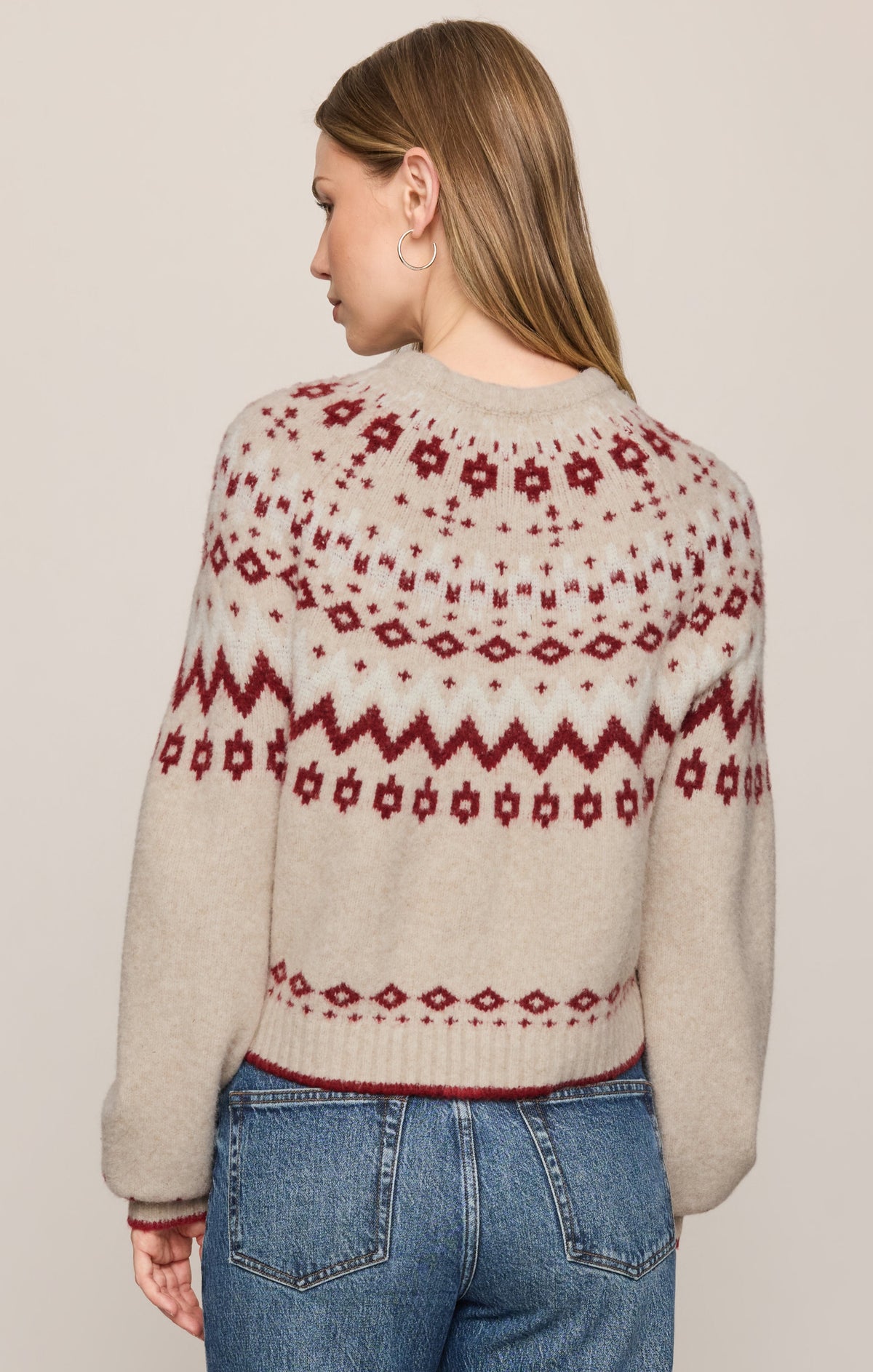 Z SUPPLY String The Lights Fair Isle Sweater
