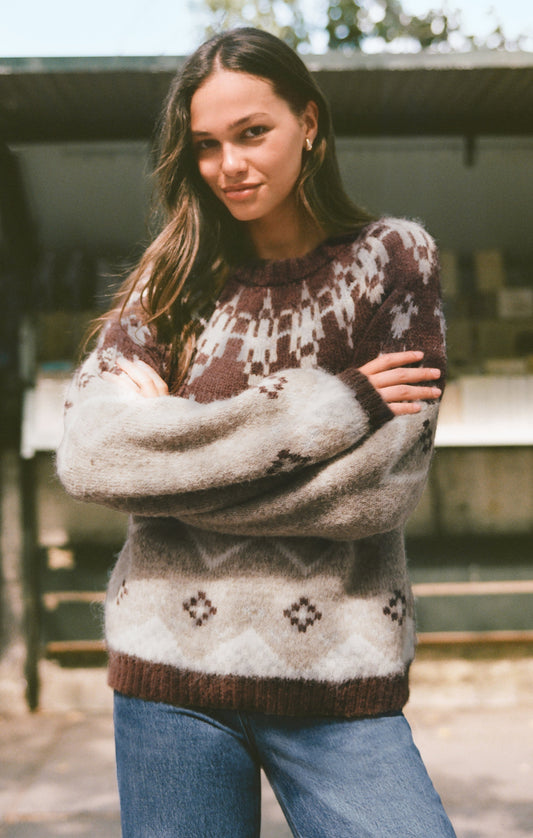 Z SUPPLY Laissez Faire Isle Sweater