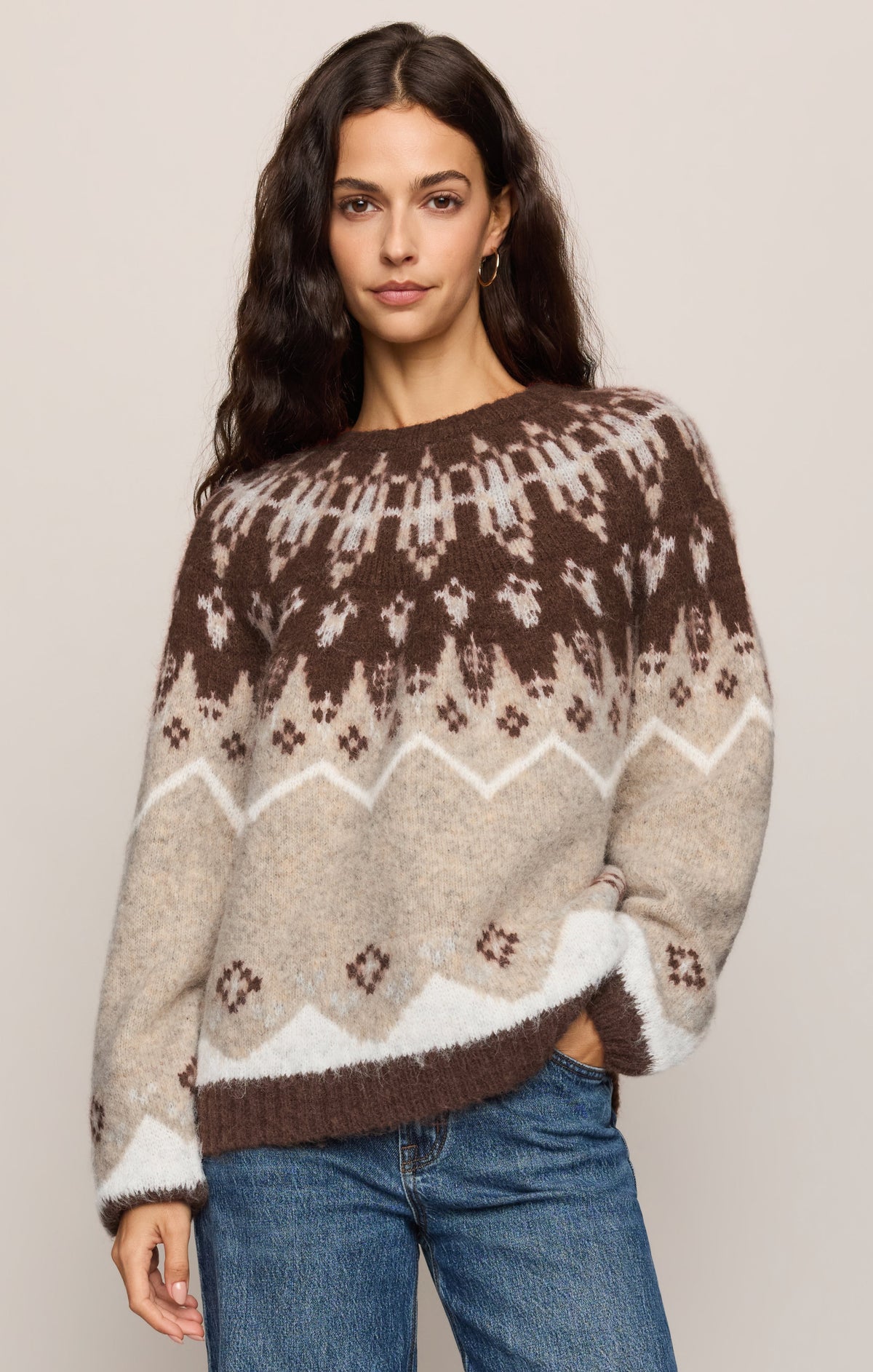 Z SUPPLY Laissez Faire Isle Sweater