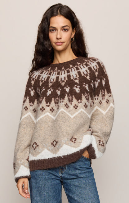Z SUPPLY Laissez Faire Isle Sweater