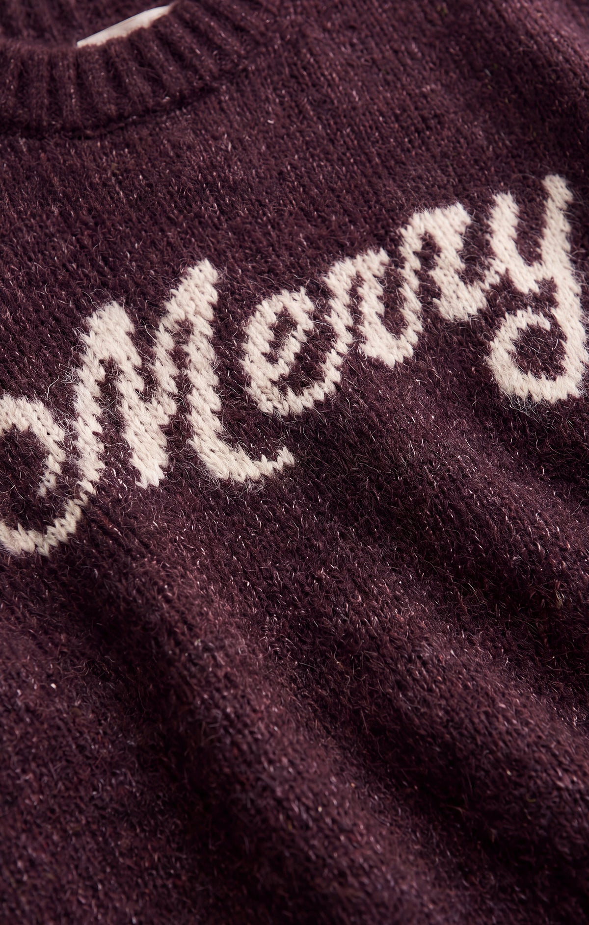 Z SUPPLY More Merry Sweater - Berry Noir